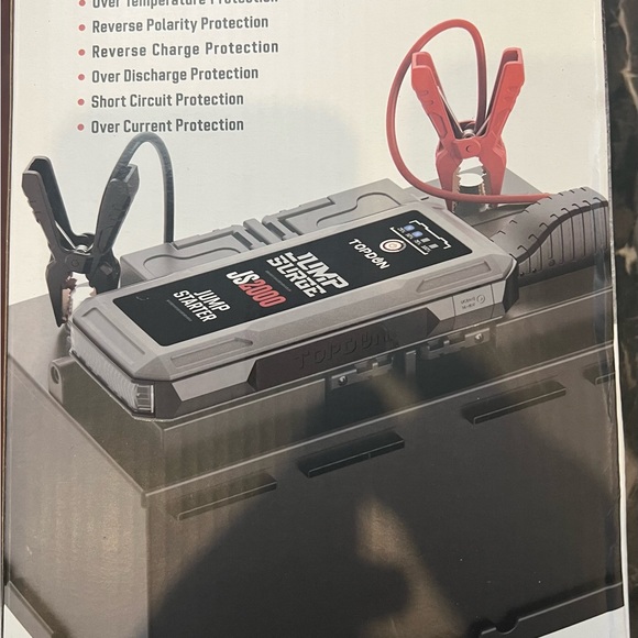 TOPDON JumpSurge2000 Power Bank and Jump Starter for 12V Battery Vehicles - Picture 13 of 14